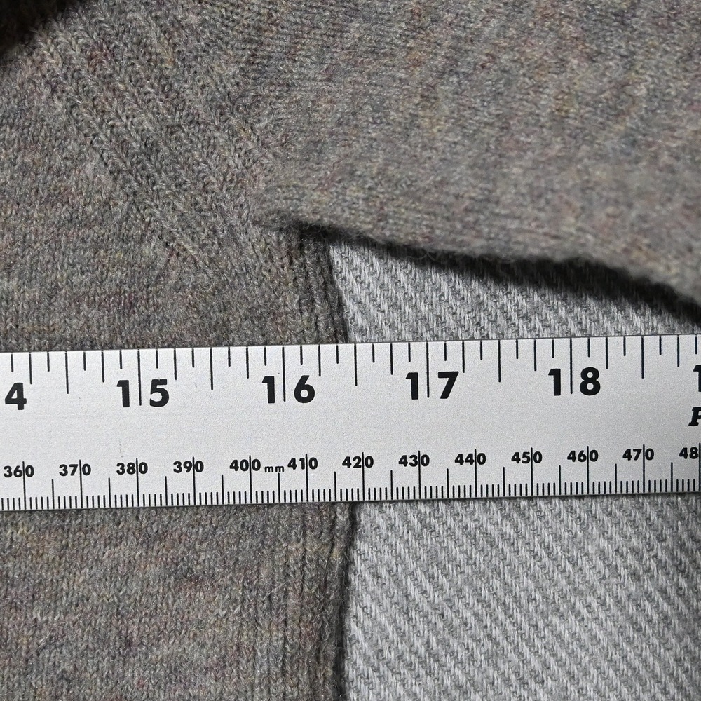 J. Crew V-Neck Tunic Sweater Womens Merino Alpaca Blend XXS Gray - Picture 6 of 8